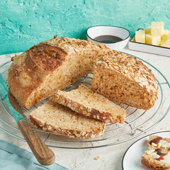 Dinkel Porridge Brot