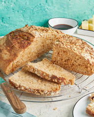 Dinkel Porridge Brot