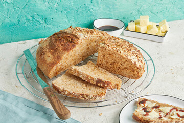 Dinkel Porridge Brot