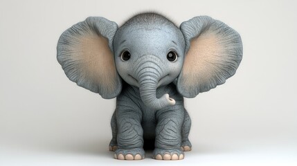 Cute baby elephant