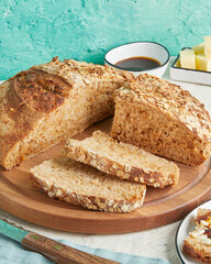 Dinkel Porridge Brot