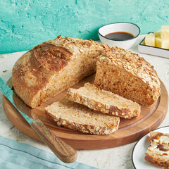 Dinkel Porridge Brot