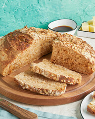 Dinkel Porridge Brot
