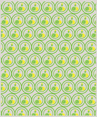 Vector seamless pattern with orange fruits, leaves,flowers and branches. Cute orange fruit background. Flat style pattern for print,fabric,textile and packaging