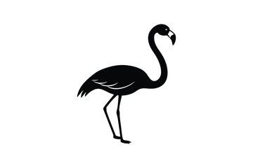 flamingo-silhouette-icon-vector-on-white-backgroun.eps