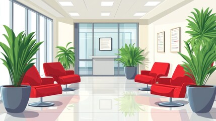 Modern clinic interior design