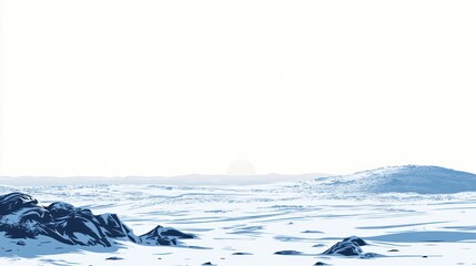Frozen landscape panorama (1)