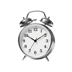 alarm clock isolated on white