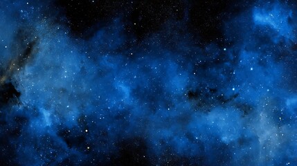 Fototapeta premium Cosmic blues expanse stellar dreamscape
