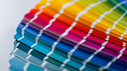 Vibrant sunset gradient from orange to purple, serene and abstract. Nature's breathtaking color symphony.