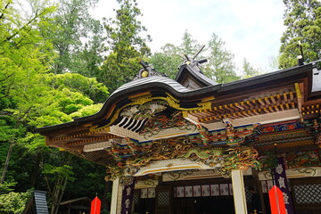 hodosan-jinja or Shrine in Chichibu, Saitama, Japan - 日本 埼玉県 秩父 寶登山神社