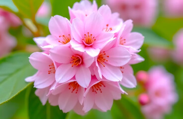 Obraz premium pink flowers