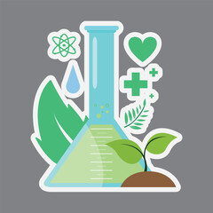 Alternative Medicine illustration vector 
