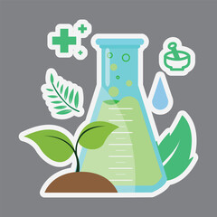 Alternative Medicine illustration vector 