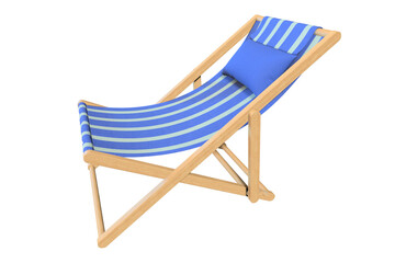 beach chair isolated 