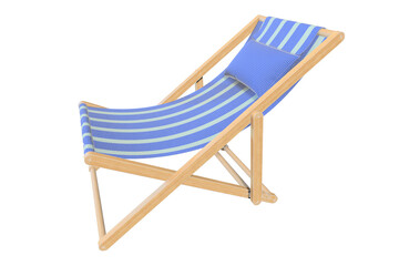 beach chair isolated 
