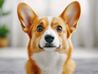 Cute Pembroke Welsh Corgi