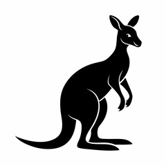 Kangaroo vector art