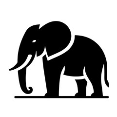 Fototapeta premium Elephant silhouette