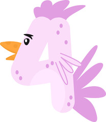 Whimsical Chicken and Rooster Alphabet & Numbers