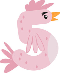 Whimsical Chicken and Rooster Alphabet & Numbers