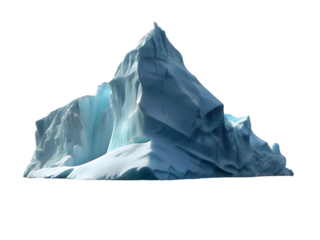 Majestic Iceberg: Glacial Peak, Arctic Landscape, Cold Climate Photography