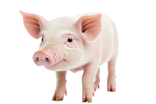The Adorable Piglet: A charming image of a cute piglet. The endearing subject. A symbol of gentleness and vitality.
