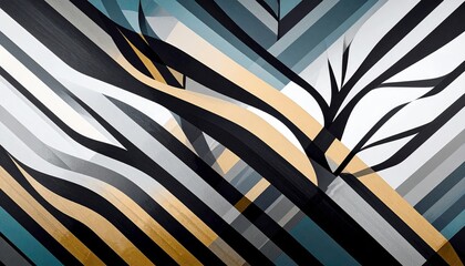 environmental protection with organic shapes in earthy color tones, abstract painting