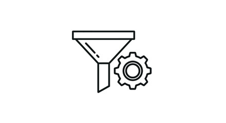 Filtering System with Gear Mechanism
