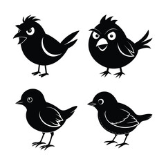 bird silhouette bundle 