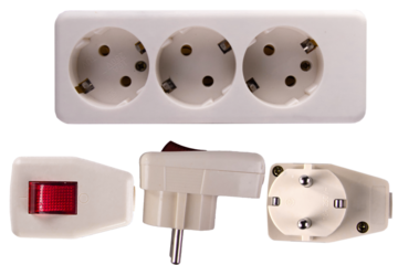 electrical extension cord isolated, png image