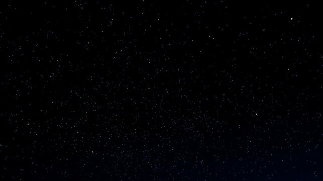 Vastness of space with countless stars