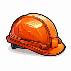 Safety helmet on white background 