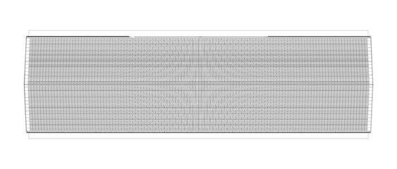 3D illustration of energy building project