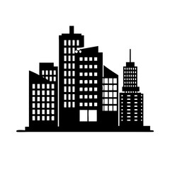 Fototapeta premium city skyline silhouette