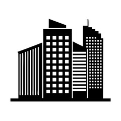 Fototapeta premium vector illustration of city buildings