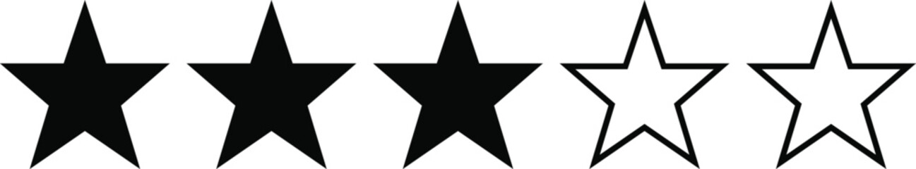 3 star review. We want your feedback. Rating to service experience on online application for Customer review satisfaction feedback survey concept. Rating feedback.