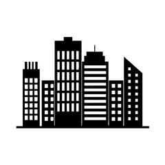 Fototapeta premium city buildings vector illustration