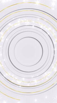Clean white circle geometric luxury gold black particles glowing Luxury Background Golden Circles Rich Black Texture Elegant Design for Modern Graphics Stylish presentation, event party text backdrop