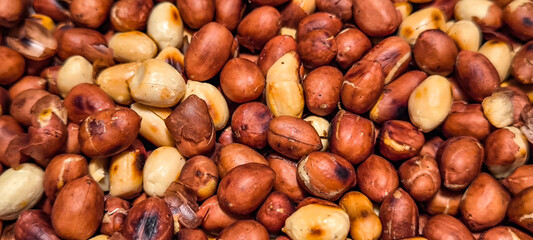 Roasted peanuts for cooking. Add flavor to food.