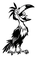 Obraz premium Bright and Cheerful Cartoon Sun Character with Playful Expression and Steam