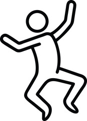 Person Dancing – Expressive Movement, Celebration, and Dance Performance Illustration

