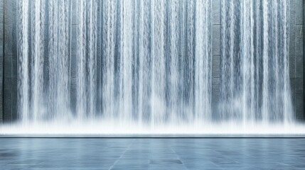 Urban waterfall