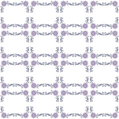 Obraz premium vector decorative ornament. vintage floral frame.