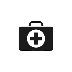 First aid kit medical emergency healthcare icon