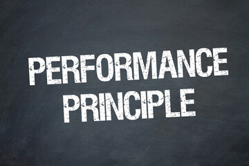 Obraz premium Performance Principle 