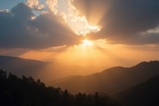 Cloud Break Sunset