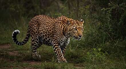 Majestic Leopard in its Natural Habitat A Stunning Wildlife Encounter
