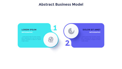 Modern Infographic Vector Banner. Business Presentation Slide