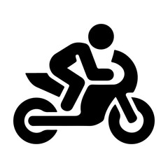 Vector Illustration of Motorcycle Racer © Kristof